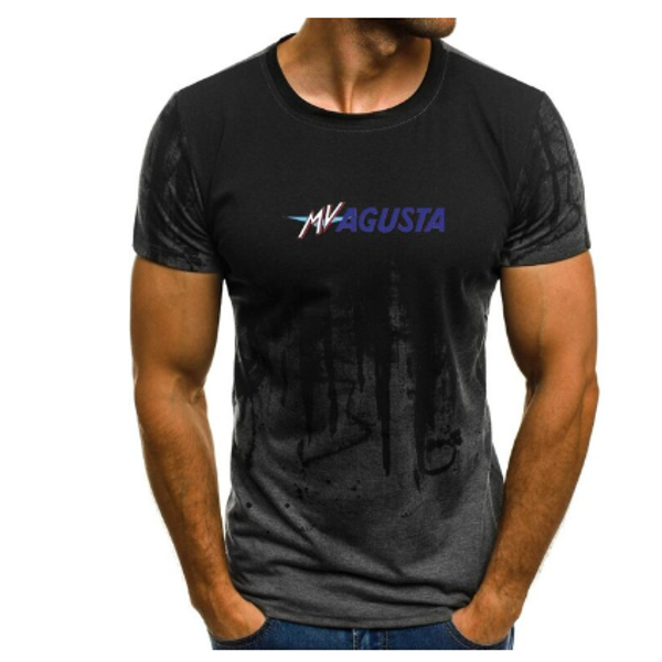 

mv agusta corse print t-shirt men's t shirts male summer splash-ink printed male casual o-neck short sleeve tshirt f s-xxxl