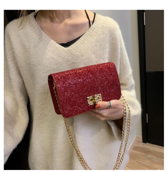 

women single sequins messenger flap mini bags cross body bags maishang wanggong /1