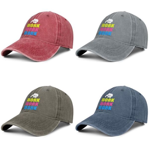 

swedish chef bork vert hat denim baseball cap cool fitted cute uniquel hats der ferk der ferk gold usa flag, Blue;gray