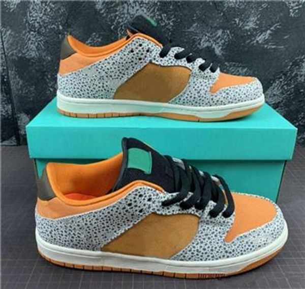 

new 2020 sb dunk low pro leopard athletic дизайнер обуви коричневый серый мода скейтборд кроссовки мужчины женщины кроссовки обувь 36-45
