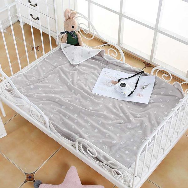 

cotton baby gauze sleeping quilt newborn bath towel wraps children bedspread coverlet bedding blanket