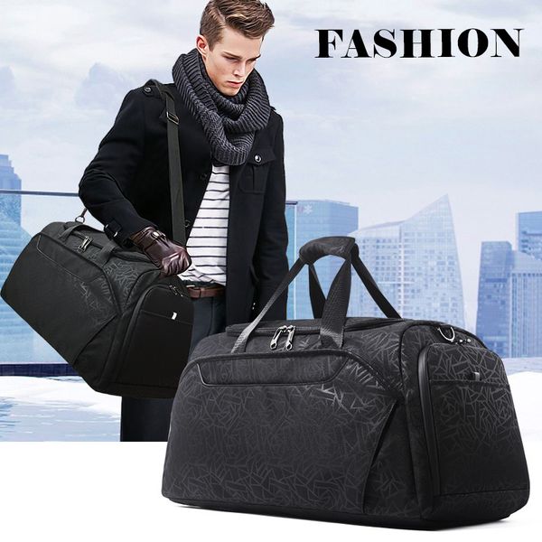 

new travel luggage bags water resistant business duffle bag for trip high capacity bag with shoe tote casual crossbody
