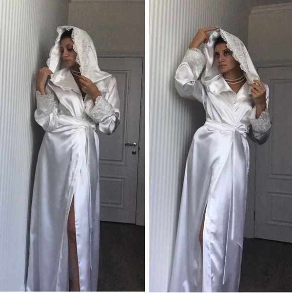 

elegant women clothes bridal jacket with hoodie bridal wrap long sleeve lace appliques for wedding bolero plus size capes, White