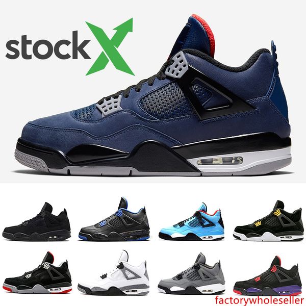 

stock x 2019 bred 4s iv 4 mens basketball shoes what the royalty trainers black cat 4 men women sports sneakers us 7-13