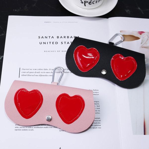 

2019 fashion animal cartoon women portable case pu leather sun eye glasses box for eyeglass sunglasses cute protection bag, Silver