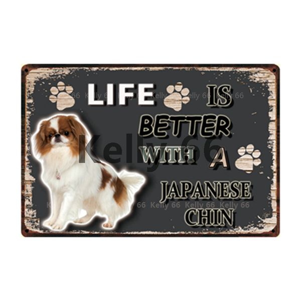 

kelly66] собаки бигль chow chow boxer колли металлический знак tin плакат home decor бар wall art картина 20 * 30 cm размер dy103