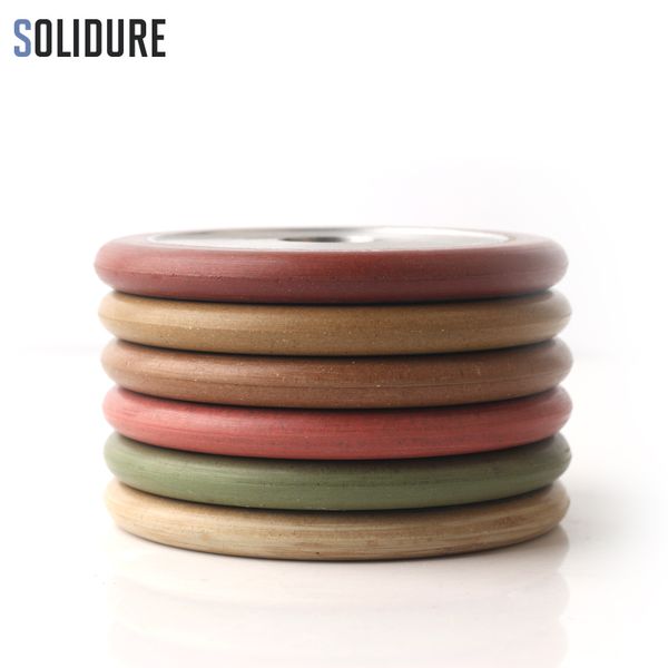 

6 . / компл. 4-дймовй 100 мм алмазна мола бонд Ѭилени колеа 10/12 / 16 мм олина м