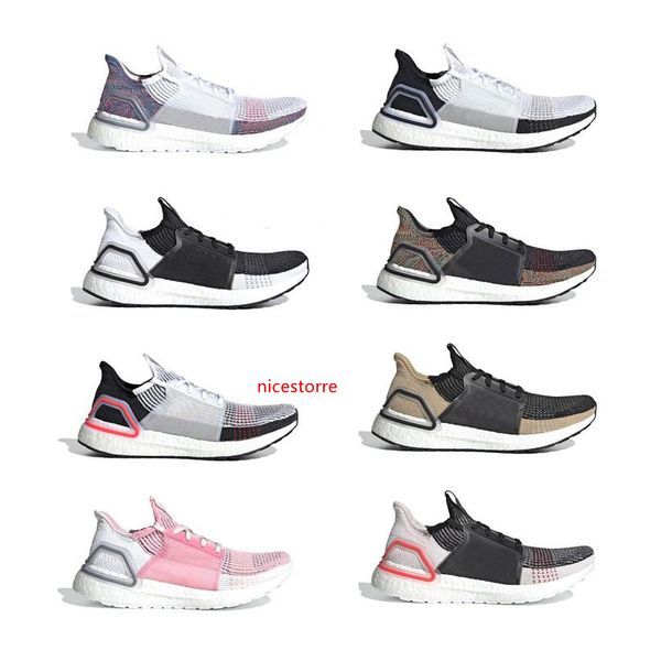 

2019 ultra mens running shoes cloud white black dark pixel refract clear brown primeknit sports trainers men women sneakers with