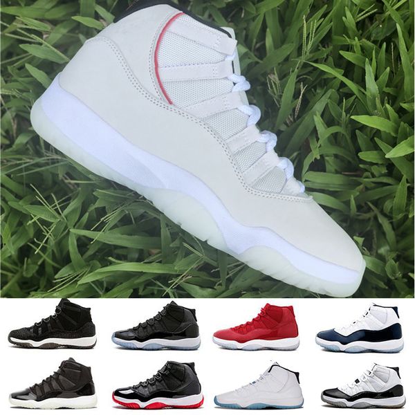

11 11s men basketball shoes gym red midnight navy platinum tint gamma blue win space concord 45 athletic sports man designer shoes