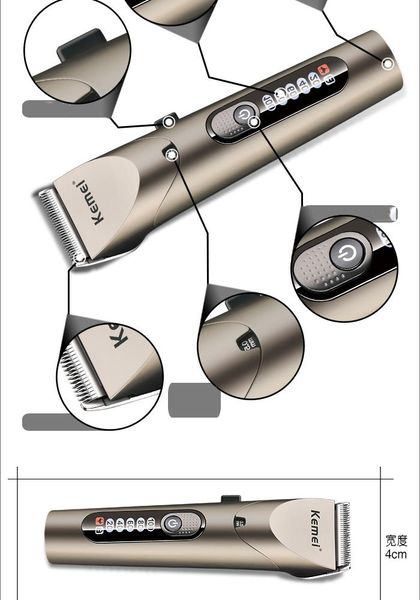 

keme 1627 4 fine tuning professional led hair trimmer baby hair trimmer cordless machine stainless steel blade sweet07 ugxtg