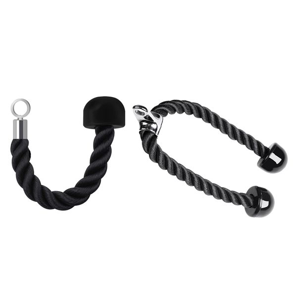 

2шт оборудование для фитнеса нейлоновый шнурок шнурок бицепсы трицепсы для тренировки трицепсов, бицепсов, спины, плеч и ab