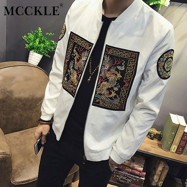 

mcckle jacket men 2020 new fashion chinese long pao jackets men slim fit long sleeve casual mens outwear coats plus size, Black;brown