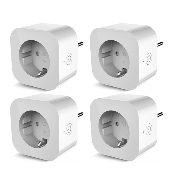 

amazon wholesales 4pcs elelight pe1004t smart sockets remote control outlet with timing function