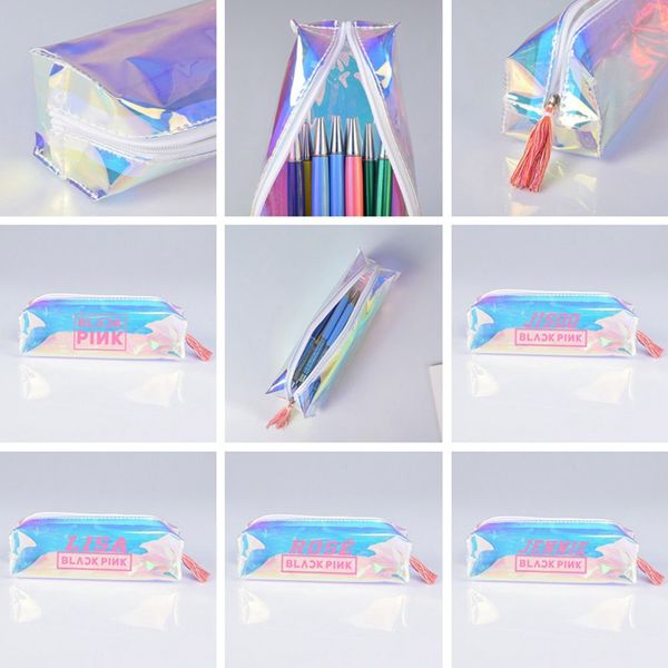 

laser pencil case stationery gift school tools cute pencil box pencilcase bag school supplies