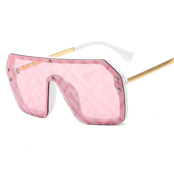 

sunglasses women men 2019 summer new fashion with f letters square oversized big frame vintage sun glasses mirror, White;black