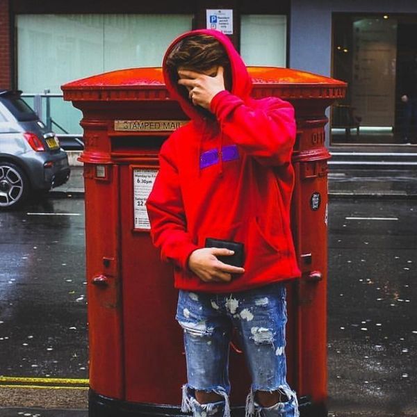 

классический вышивка свитер vintage high street fashion hip hop thin удобная повседневная повседневная мужчины и женщины пара свитер толстов, Black