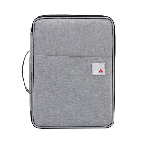 

multi-functional a4 document bags filing pouch portable waterproof oxford cloth organized tote for notebooks pens computer stuff