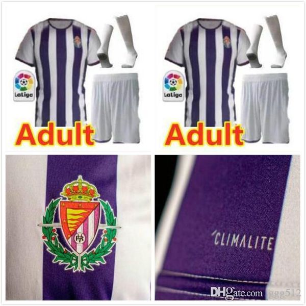 

kit 19 20 real valladolid soccer jerseys home 2019 2020 camisetas de fÃºtbol 22 martinez 5 calero 14 alcaraz 15 unal football shirts, Black;yellow
