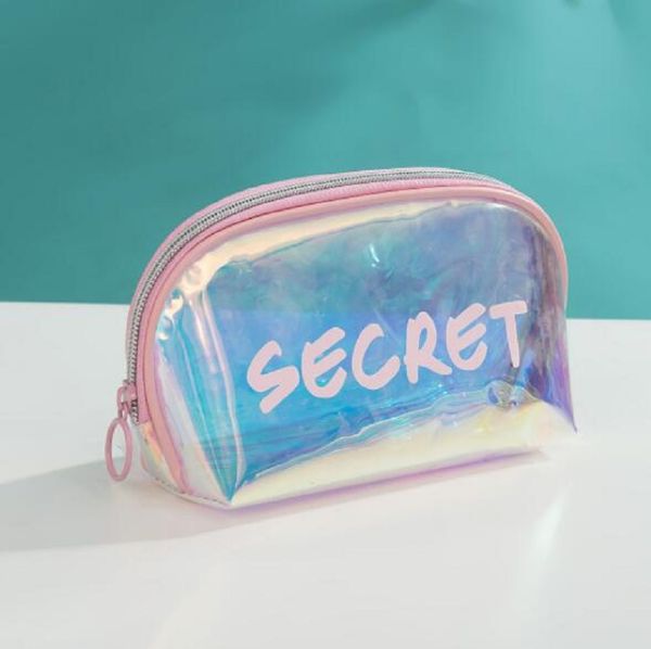 

popular laser cosmetic bag outdoor travel wash bag tpu cosmetic storage bag available
