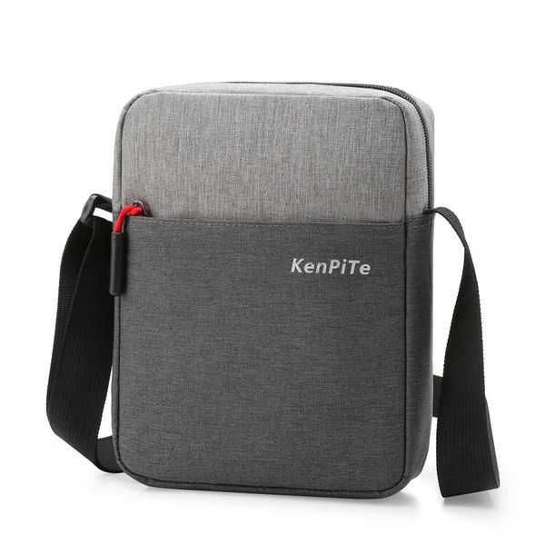 

europe and america new men's polyester shoulder bag outdoor shoulder diagonal fashion mobile phone storage bag