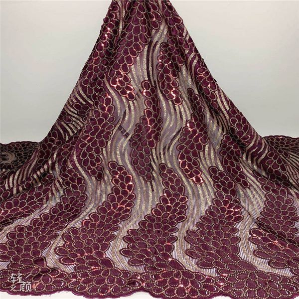 

new french sequin lace fabric tulle nigeria sequins african party lace fabric a1803, Black;white