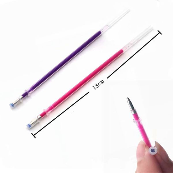 

48 pcs/set 48 colors gel pen refill multi colored painting gel ink ballpoint pens refills rod for handle school stationery, Black;red