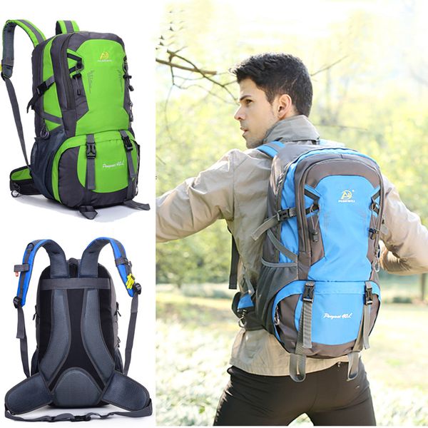 

40l waterproof durable outdoor climbing backpack women&men hiking athletic sport travel backpack rucksack fashion