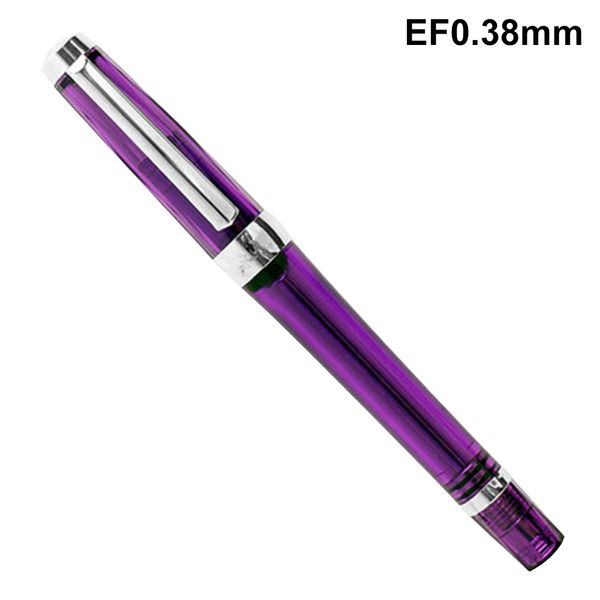 

study office stationery ink students gift transparent ef f nib fountain pen large capacity calligraphy fashion resin vaccum