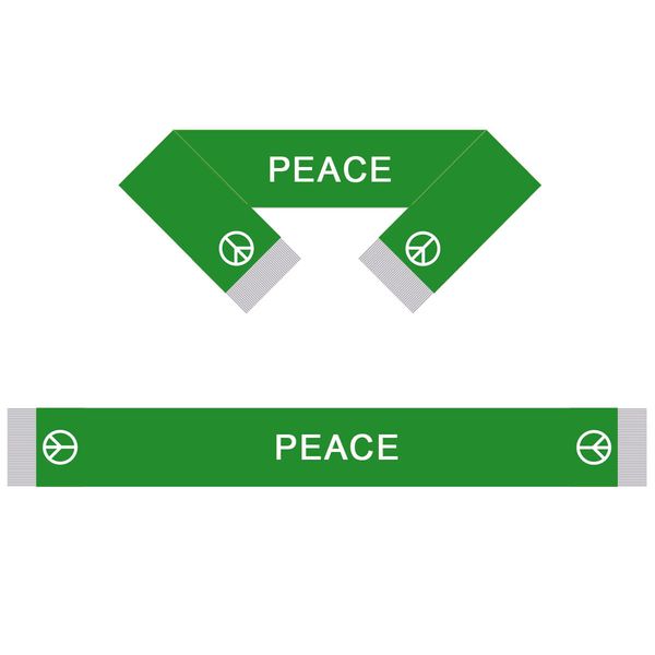 

peace scarf banner flags 15*150cm 100% polyester,world flag scarf
