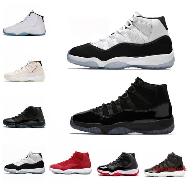 

11s mens basketball shoes sneakers new concord 45 platinum tint space jam gym red win like 96 xi designer sneakers men women sport shoes