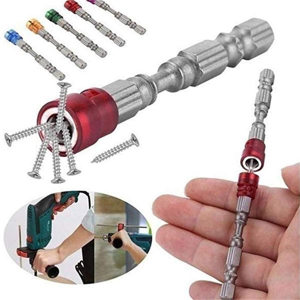 

5pcs single head magnetic screwdriver bit anti-slip hex s2 ph2 electric screw driver set for power tools