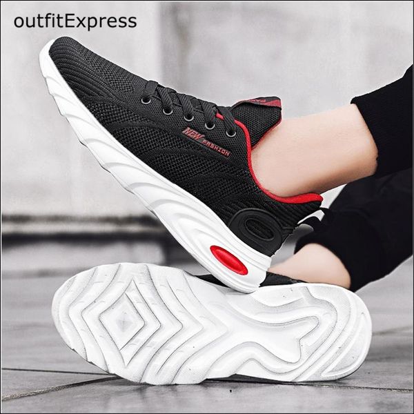 

men's tennis shoes breathable lace-up air mesh sock male sneakers sports footwear tenis feminino chaussure hommes sneaker