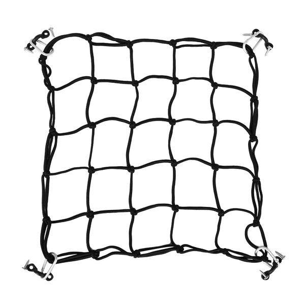 

kayak deck cargo bungee net with pad eyes and snap hooks kayak accessories