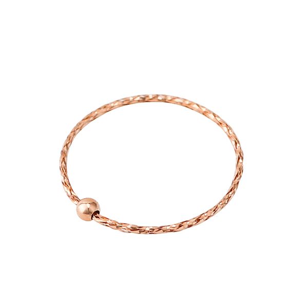 

твердого нового 18k желтого золота кольца женщины штраф кольцо au750 золото диапазон, Golden;silver