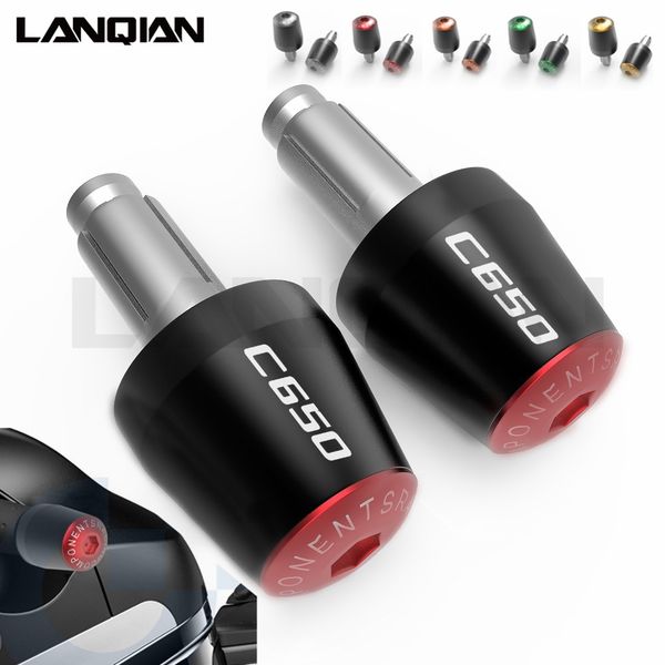 

for c650 sport gt motorcycle handlebar grips end cap anti vibration silder plug c650 sport gt 2011-2017 accessories