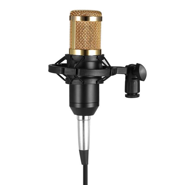 Профессиональный USB Condenser Condenser Microphone Ручной BM 800 Студия Звук Микрофоны Регистрация с Ударным креплением для KTV Kaaraoke Computer