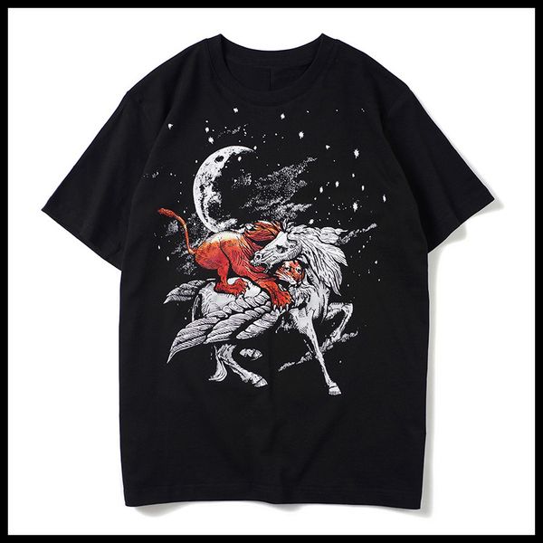 

printed t-shirt,casual street t-shirt,luxury mens t shirt printed summer short sleeves men women designer t-shirt casual cotton tee, White;black