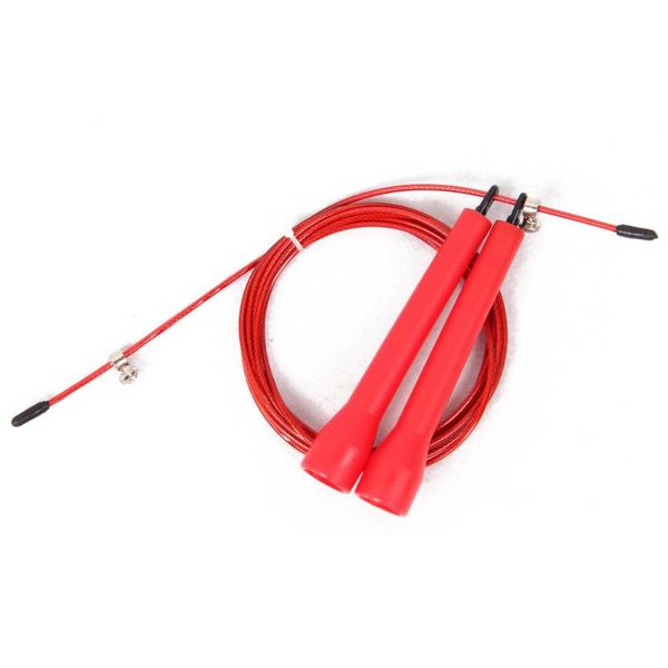 

jump ropes fitness red tpu skipping speed rope handle gym training sports exercise