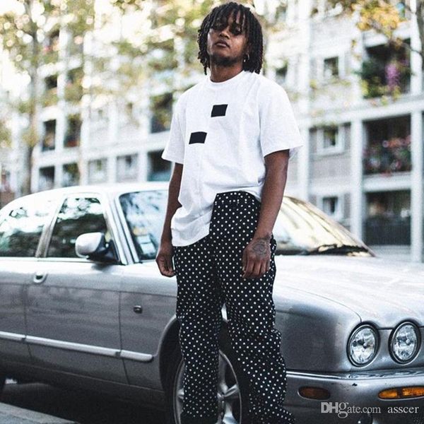 

18fw box logo designer t shirt street skateboard men tee fashion short sleeved casual outdoor printed t shirts high quality