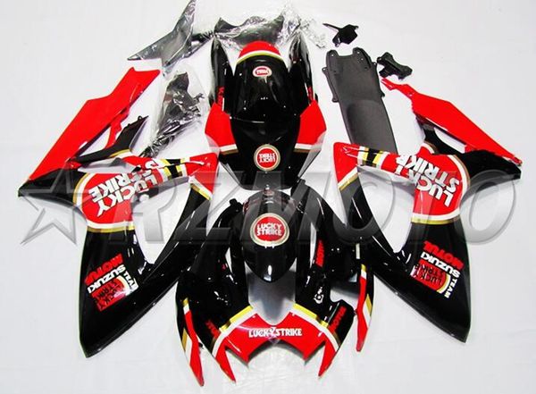 

new abs motorcycle full fairings set fit for suzuki gsx-r600 gsx-r750 600 750 k6 gsxr 2006 2007 06 07 custom black red