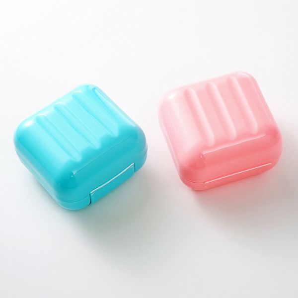

1pc new bathroom dish plate case portable travel waterproof sealed soap box case dish holder storage container jabonera
