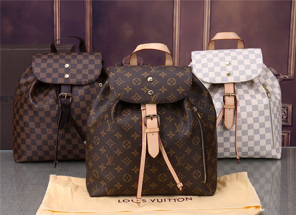 

Fa hion american backpack de igner women and men black white chool tyle bag medium ize ca ual travel bag hipping