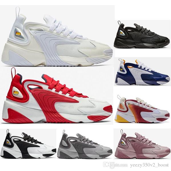 

new triple black m2k tekno zoom 2k men women running shoes creamy white race red grey rainbow designer sports ssneakers mens trainer 36-45