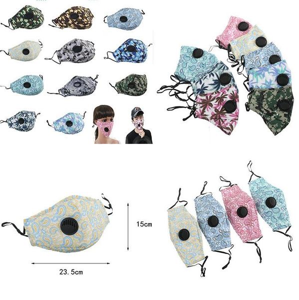 

13 илей cotton face mask даелне клапана илѬ каѬманного floral камо пеа mouth ма