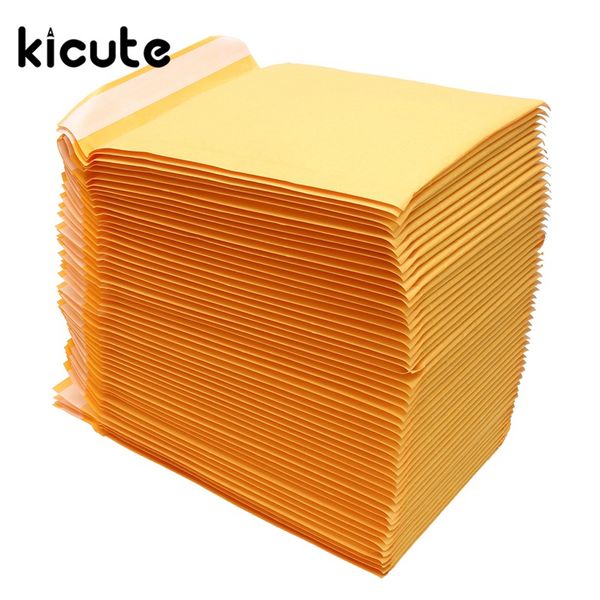 

kicute 50pcs / еѬи пђзѬ kraft mailers пѬоложенне конвеѬ доавка ђмки доман пеа