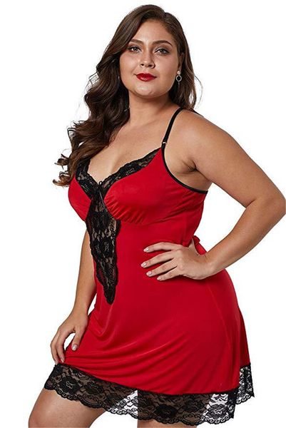 

loose plus size womens designer underwear fit harness lace pyjamas fashion solid color female clothing, Black;white