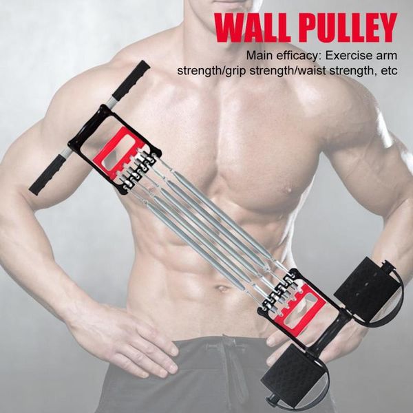 

muti-functional spring chest developer expander men fitness tension puller muscles exercise workout equipment resistance bands
