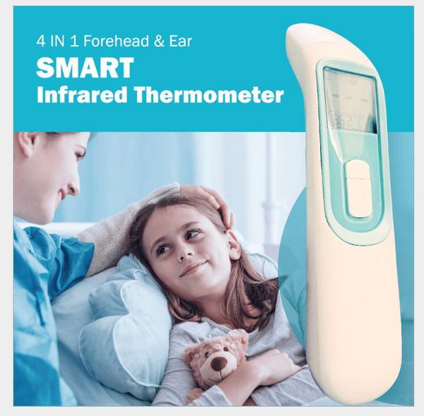 

forehead ear thermometer thermoscan baby professional body infrared accurate non-contact celsius fahrenheit both temperature 4 in 1