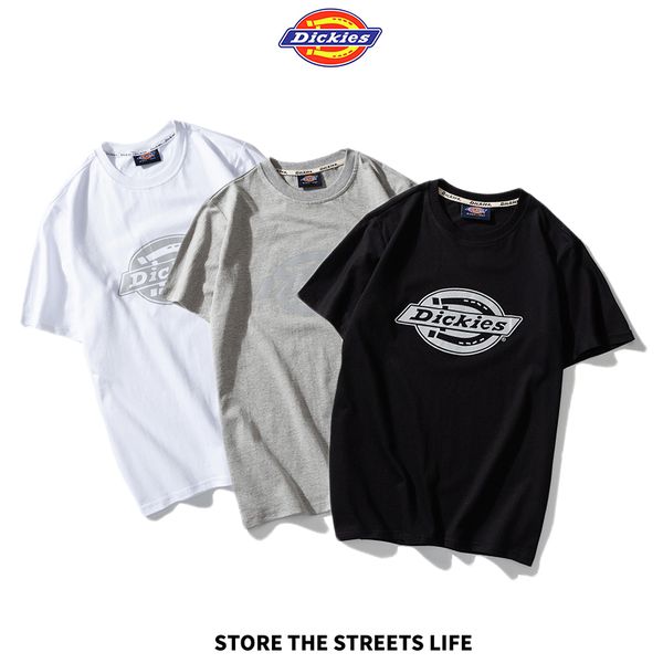 

dickies women mens designer t shirts fashion casual short sleeve tshirt summer letter print mens tee couples matching clothes