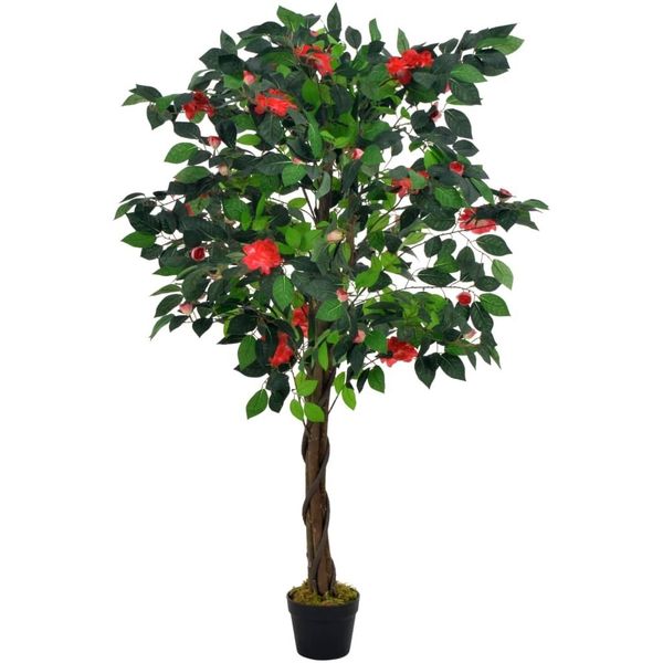 

artificial plant camellia with pot green 125 cm wall stickers